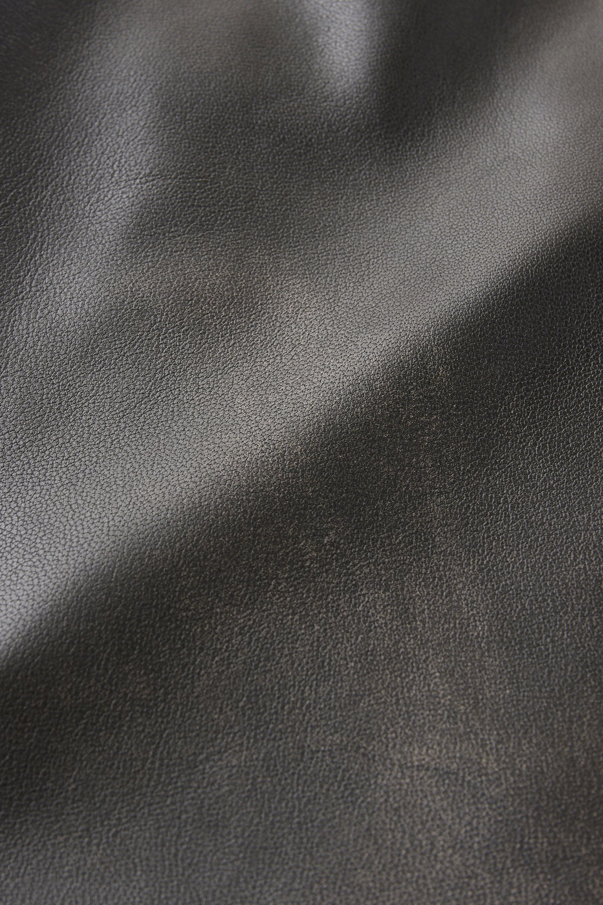 BRD BASIC LEATHER JACKET / VINTAGE BLACK