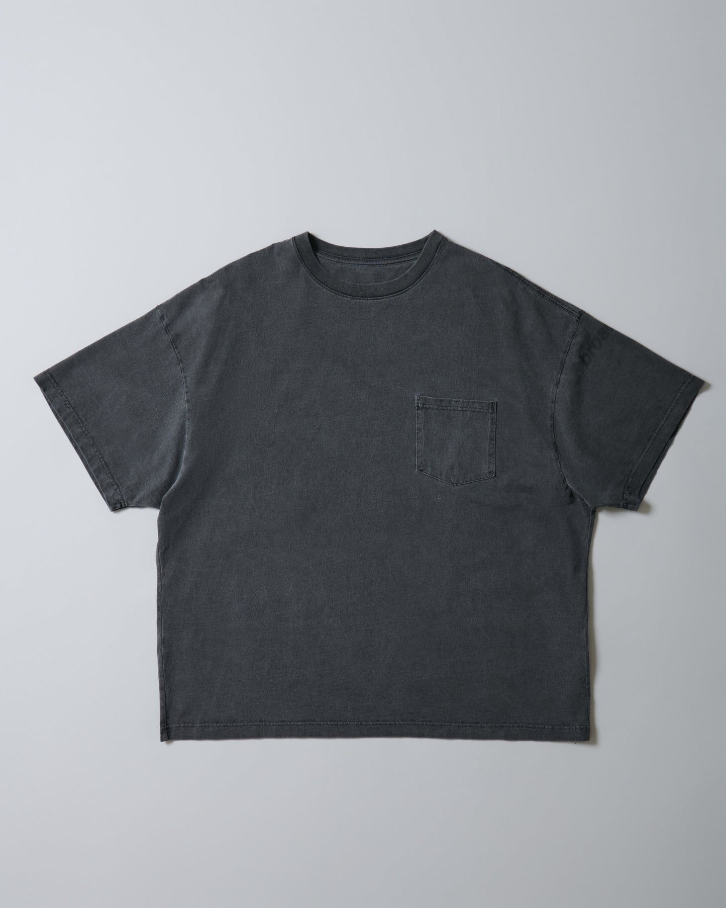 BRD VINTAGE WIDE POCKET TEE / BLACK