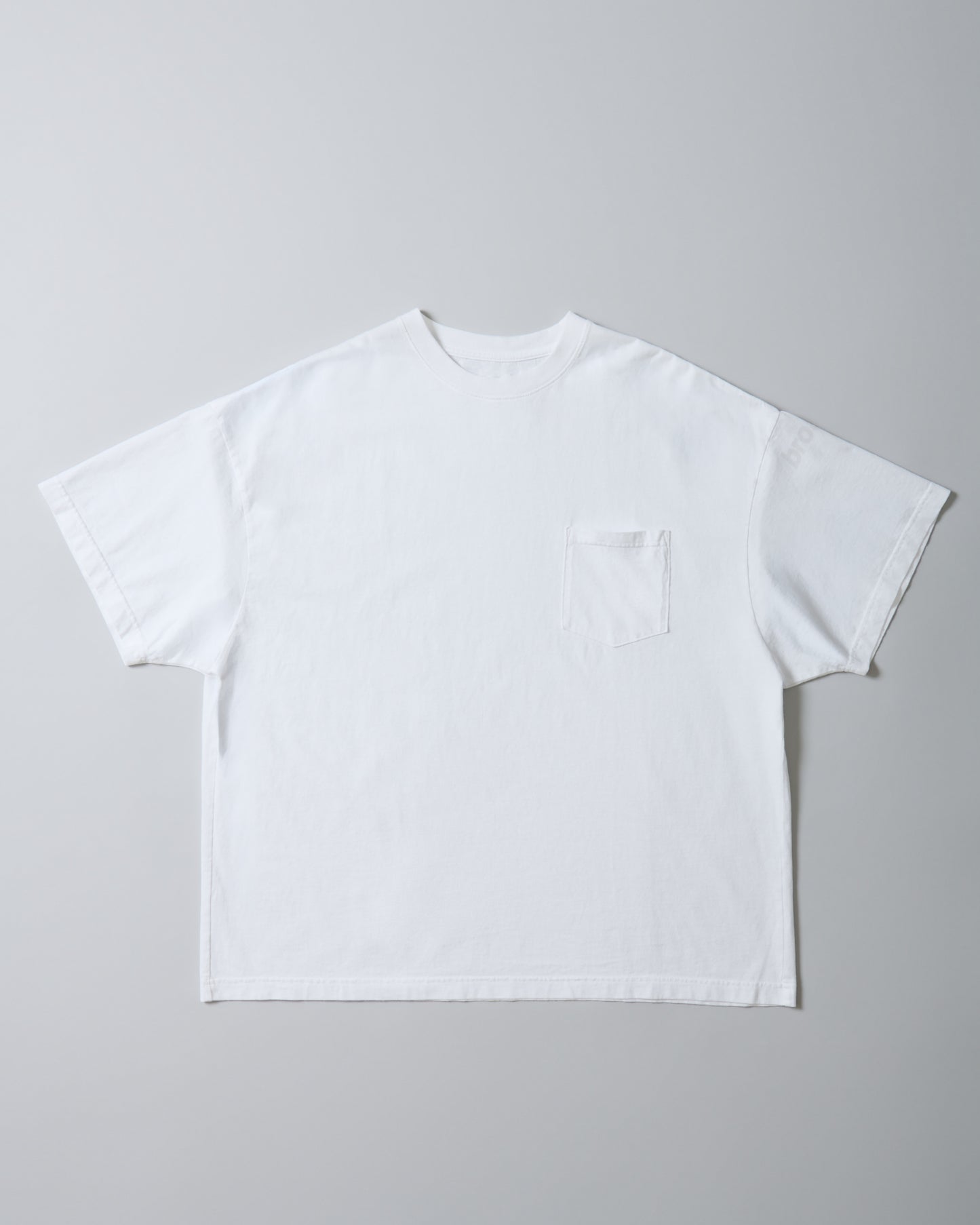 BRD VINTAGE WIDE POCKET TEE / WHITE