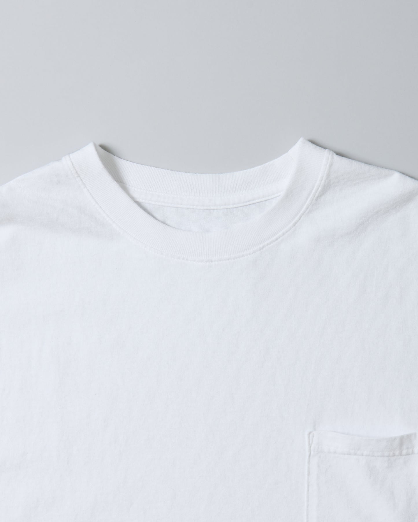 BRD VINTAGE WIDE POCKET TEE / WHITE