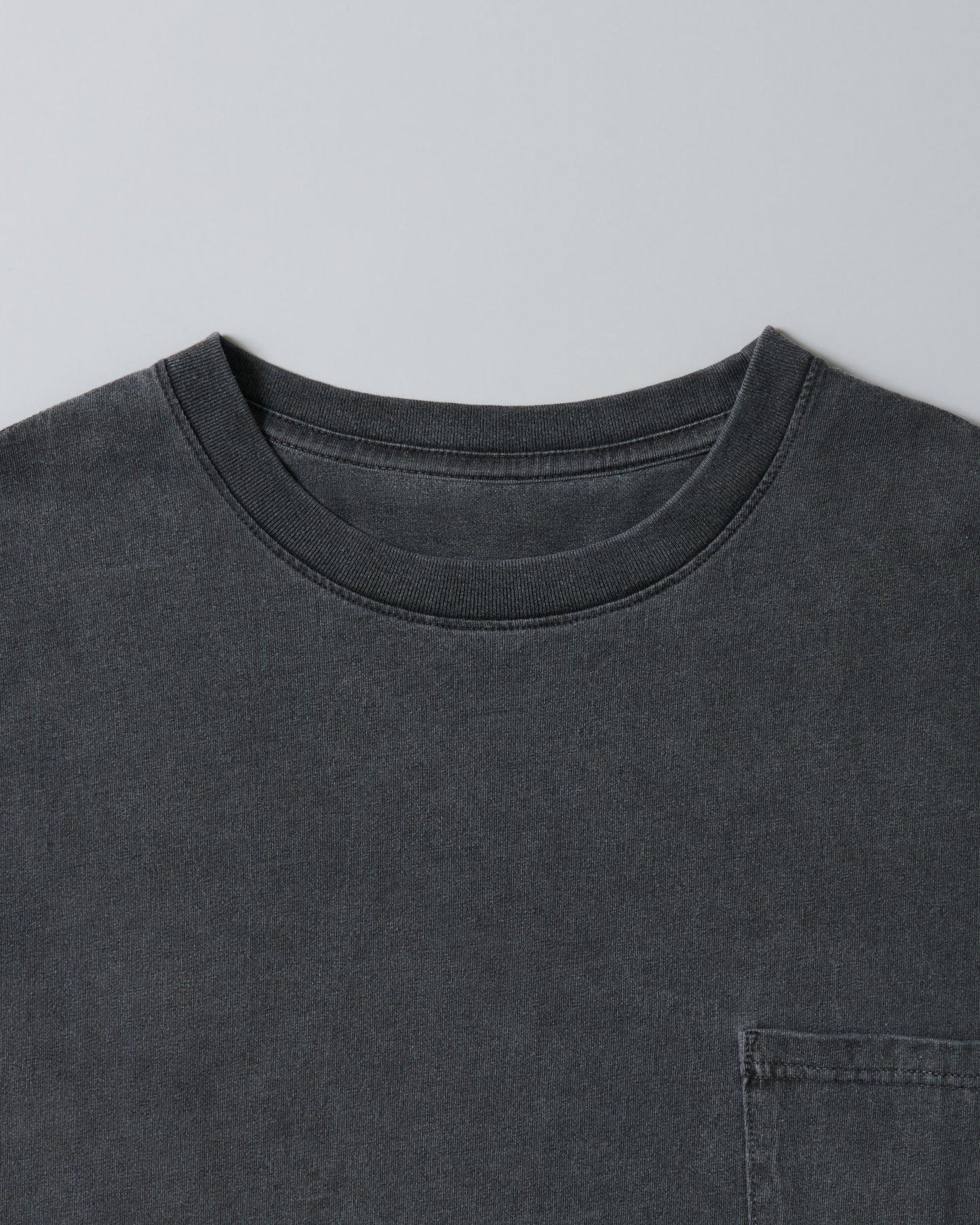 BRD VINTAGE WIDE POCKET TEE / BLACK