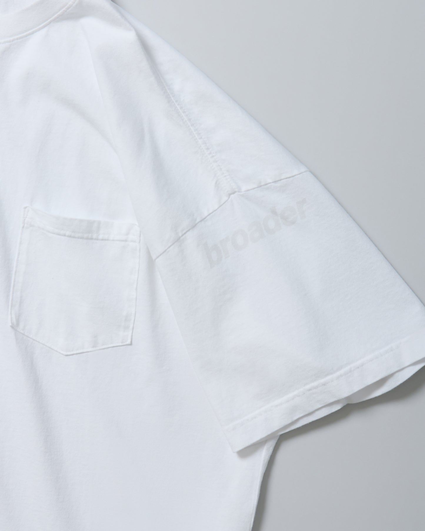 BRD VINTAGE WIDE POCKET TEE / WHITE