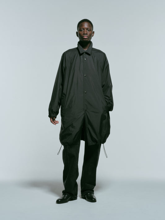 BRD LONG COACH JACKET / BLACK